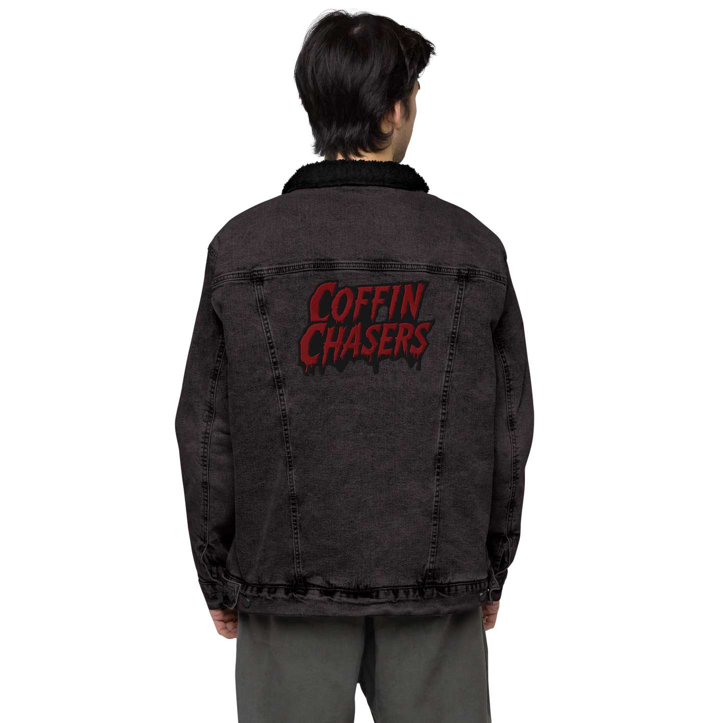 Coffin Chasers Denim Sherpa Jacket